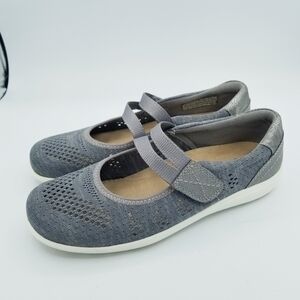 Earth Origins Paxton Parson Gray Mary Jane Lightweight Shoes, size 9.5